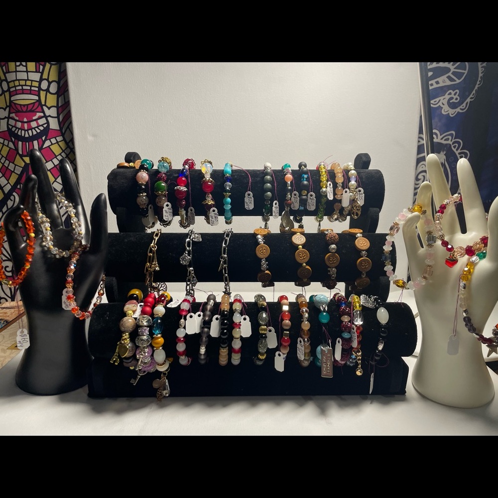 All handmade real stones and healing stones bracelets